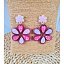 Pendientes Flores Rosas
